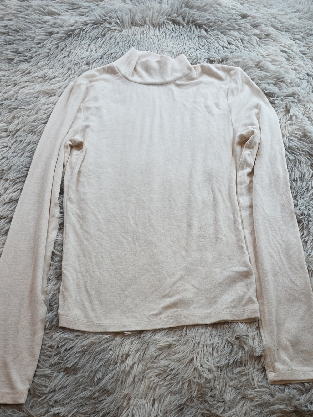 wild fable Cream Lightweight Turtleneck Sweater